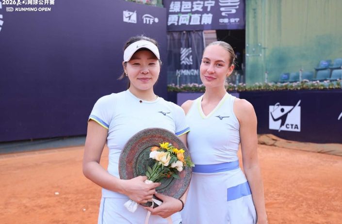 의정부시청 직장운동경기부 테니스팀 신지호 선수, ITF 안닝 국제 투어 여자 복식 준우승