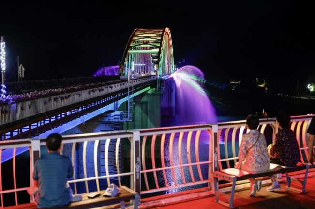 고수대교 경관 분수